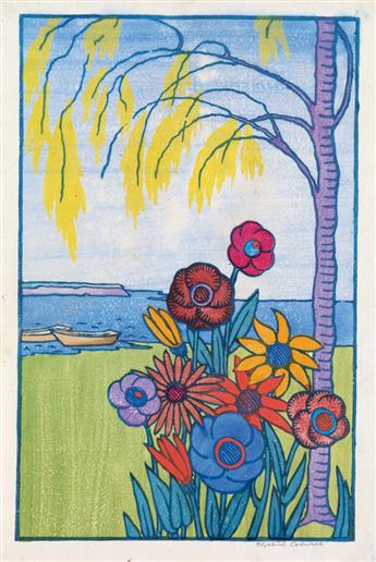 ELIZABETH COLWELL Two color woodcuts.